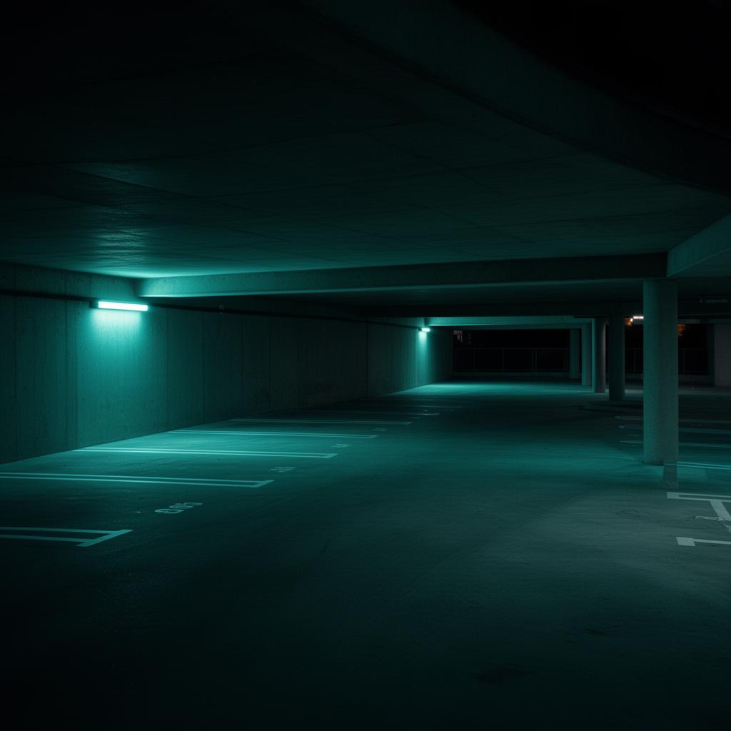 Empty condo parking spot